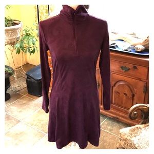 Sporty purple with paisley dress